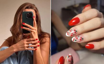5 diseños de uñas rojas para brillar en primavera