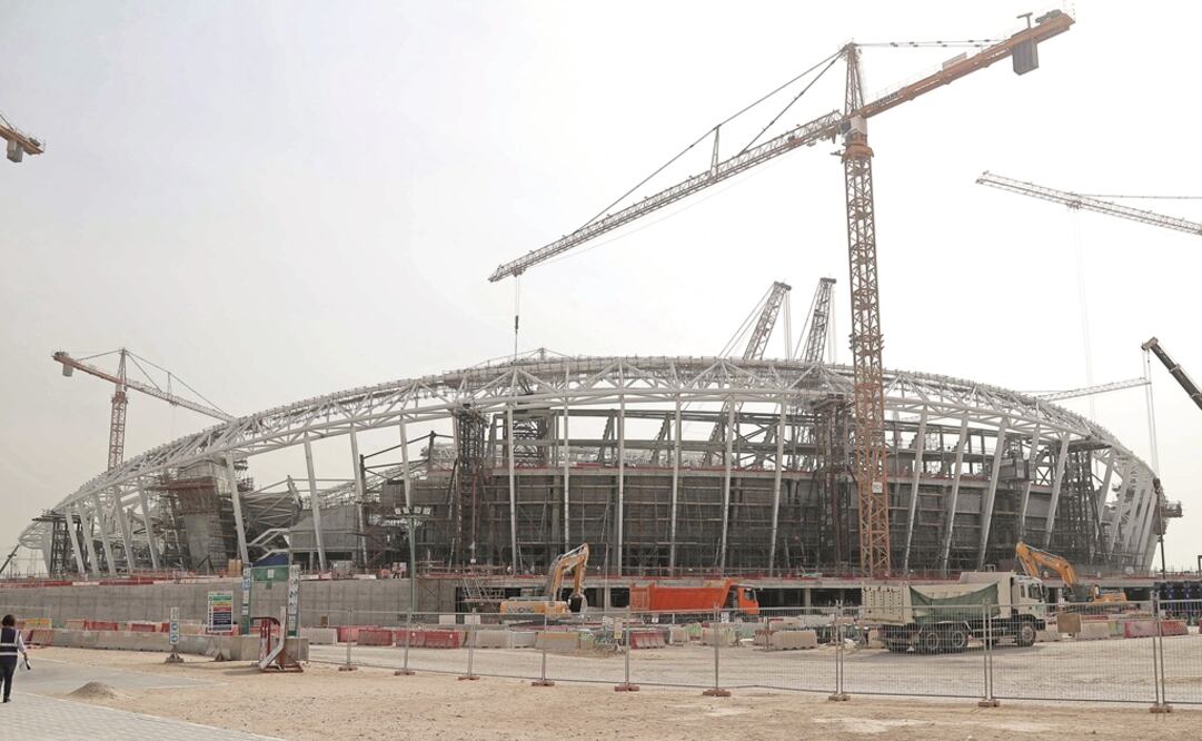 Estadio Al Wakrah en construcción | AFP 