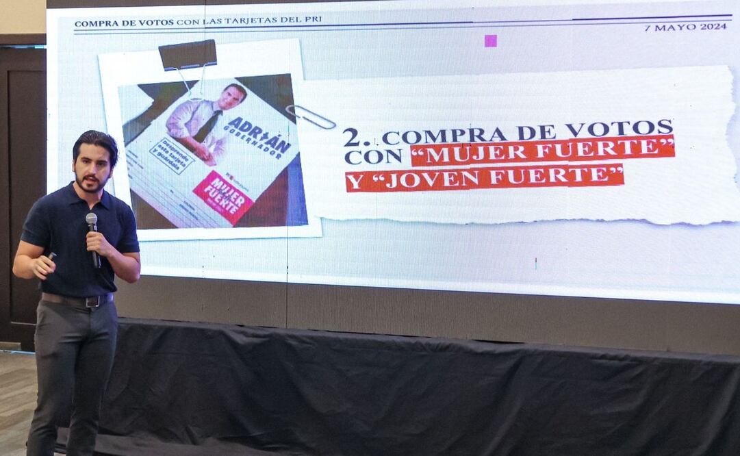 MC denuncia compra de votos de Adrián de la Garza en Monterrey. Foto: Especial