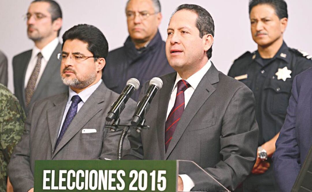 El gobernador Eruviel Ávila anunció la estrategia de seguridad del próximo domingo, con lo que busca garantizar una jornada en paz