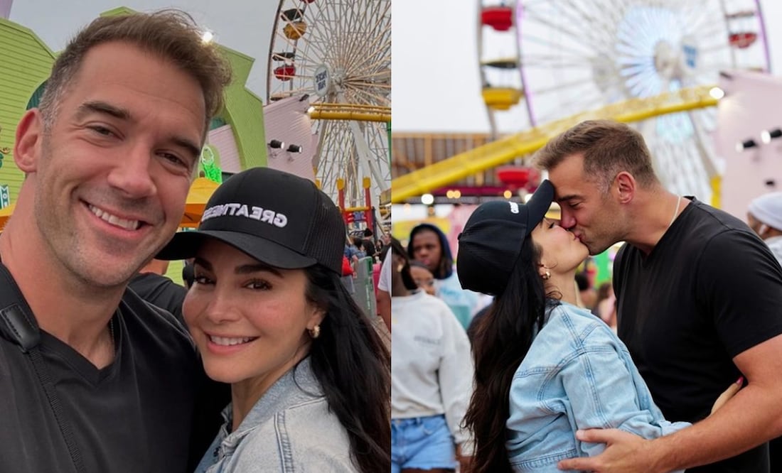 Martha Higareda y su prometido Martha Higareda. Foto: Instagram oficial.
