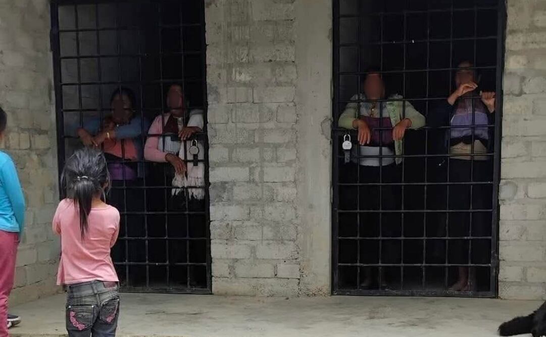 Encarcelan a cuatro mujeres tzotzil por negarse a donar terrenos en Chiapas (21/08/2025). Foto: Especial