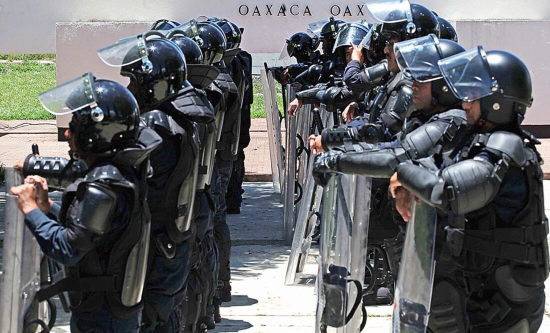 The Federal Police - Photo: Valente Rosas/EL UNIVERSAL