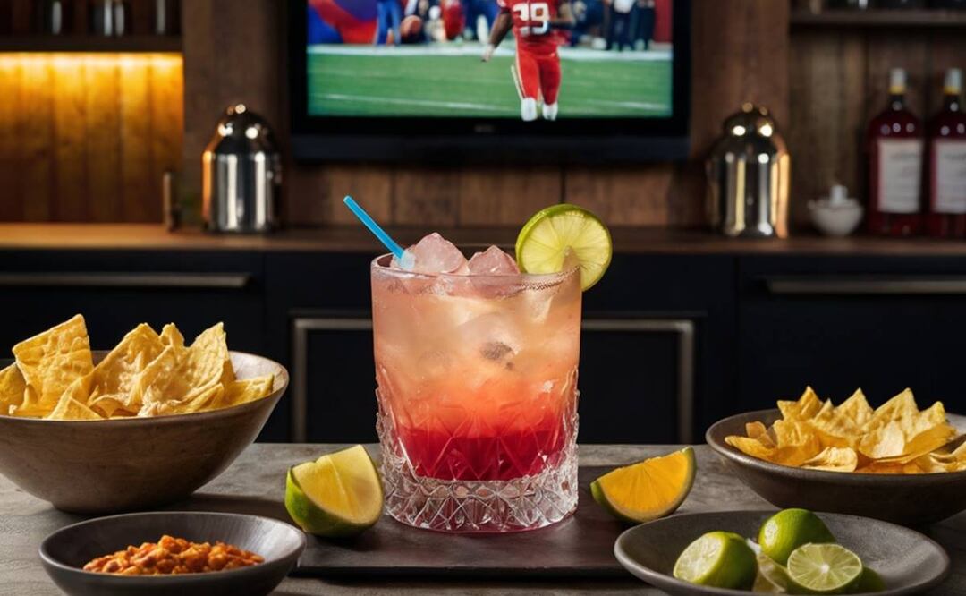 Ideas de tragos para ver el Super Bowl. Foto: generada con IA