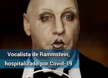Vocalista de Rammstein, hospitalizado por coronavirus