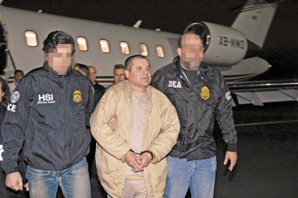 El Chapo fue detenido en México en enero del año pasado, seis meses después de haber escapado de una prisión de máxima seguridad (ARCHIVO EL UNIVERSAL)