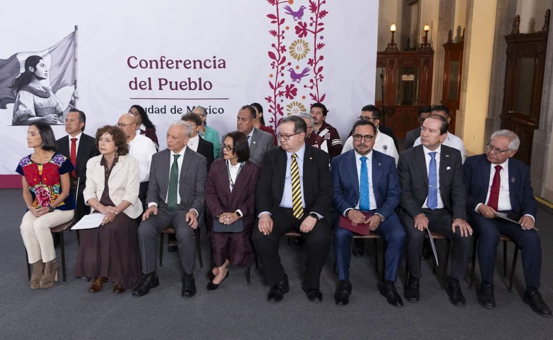Conferencia de prensa de la presidenta Claudia Sheinbaum Pardo en Palacio Nacional el 15 de abril de 2026. Foto: Presidencia