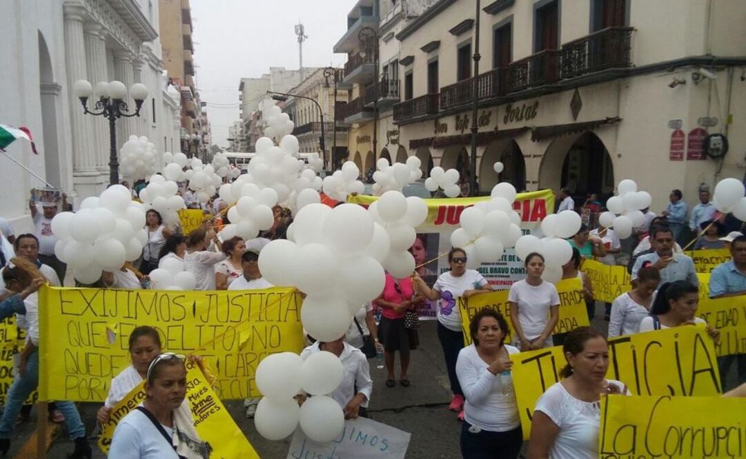 El caso de Daphne causó múltiples protestas en Veracruz. Foto: Archivo EL UNIVERSAL