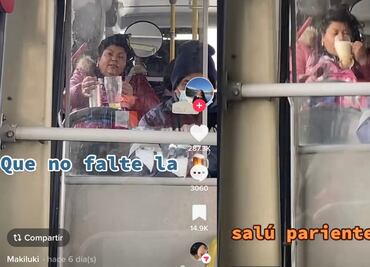 Mujer prepara su michelada en el camión y se vuelve viral