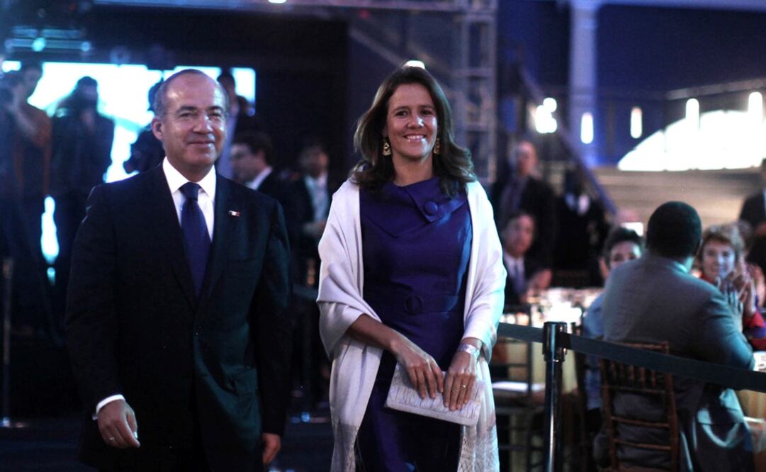 El ex presidente, Felipe Calderón y su esposa, Margarita Zavala. Foto: Archivo/El Universal