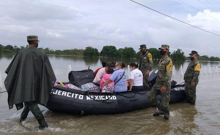 Van 9 mil 977 personas evacuadas por lluvias e inundaciones en Tabasco 