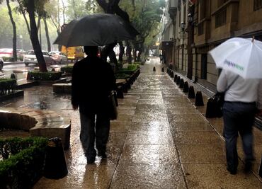 Llueve en cinco delegaciones de la CDMX