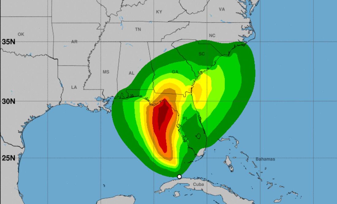 La tormenta tropical Debby podría convertirse en huracán a medida que se aproxima a las costas de Florida. Foto: @NWSNHC