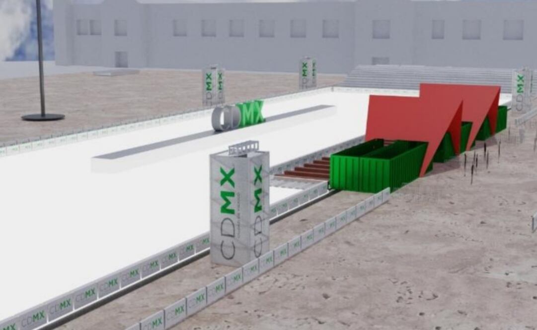 Sustituirá a la pista de hielo que se montaba desde 2007, la última vez estuvo en el Monumento a la Revolución. Foto: Especial