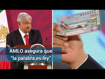 Empresarios han comenzado a pagar por “cachitos” para rifa del avión presidencial: AMLO 