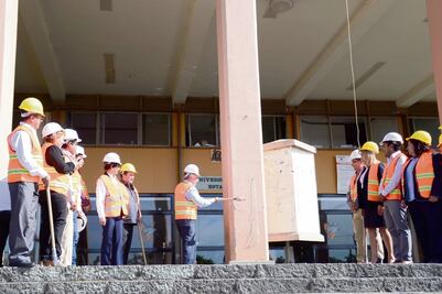 Despiden alumnos y académicos edificio emblemático de la UAEM