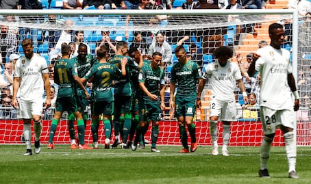 Final de vergüenza para el Real Madrid, pierde contra el Betis