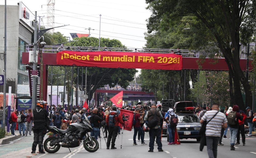 Marcha de la CNTE en CDMX. Foto: Valente Rosas / EL UNIVERSAL