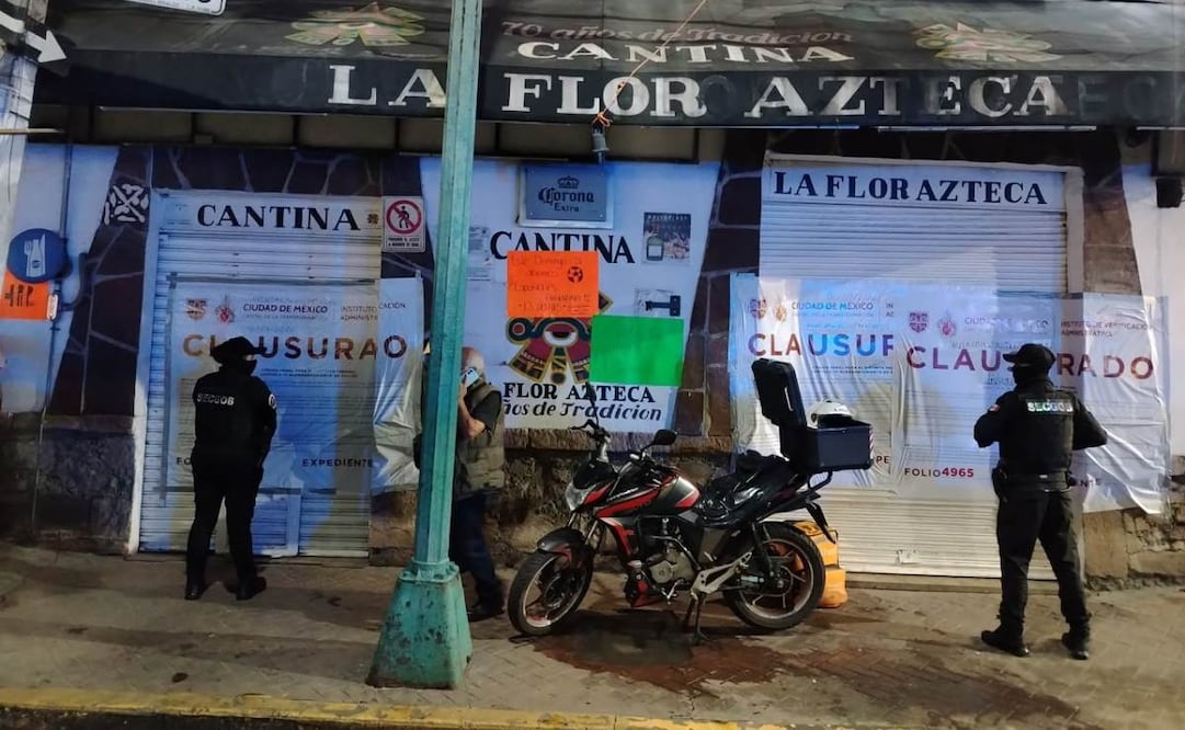 Clausuran tres centros nocturnos en cinco alcaldías; detienen a dos personas por romper sellos.
Foto: Especial.