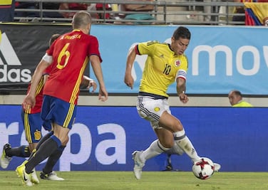 España y Colombia empatan en amistoso internacional