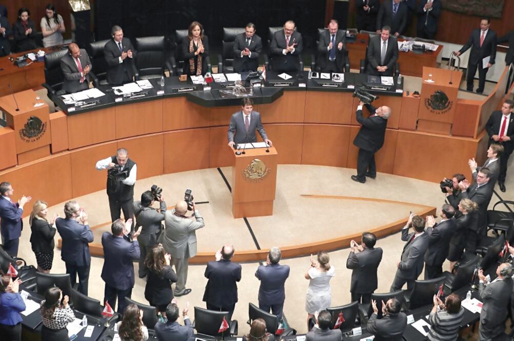 Justin Trudeau, primer ministro de Canadá, afirmó que la violencia contra las mujeres se da en todas las facetas de la vida cotidiana, desde los estudios de Hollywood, a las plazas públicas y en el Parlamento. (LUCÍA GODÍNEZ. EL UNIVERSAL)