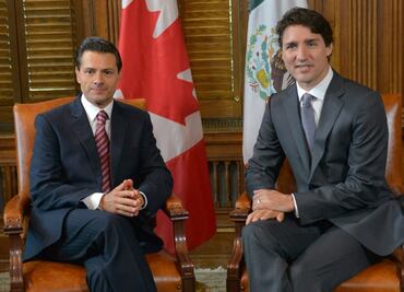 Coinciden Peña y Trudeau en mantener una "estrecha comunicación" ante TLCAN