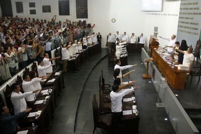 Toma protesta LXII legislatura en Tabasco