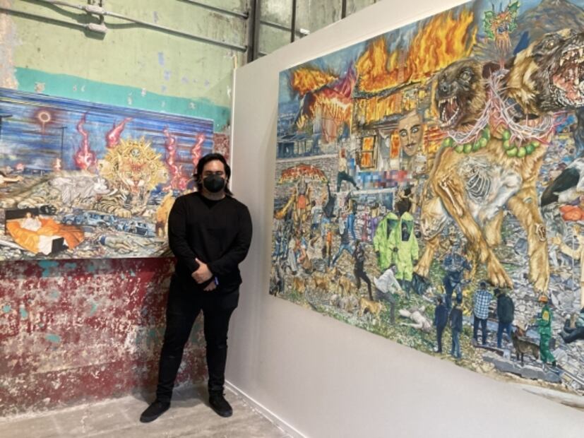 El arte que envuelve al público en Salón Acme