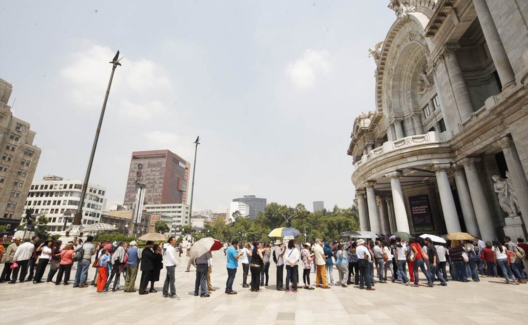 Las taquillas en el Palacio de Bellas Artes se abren a las 7:30 horas. (FOTO: Archivo EL UNIVERSAL)