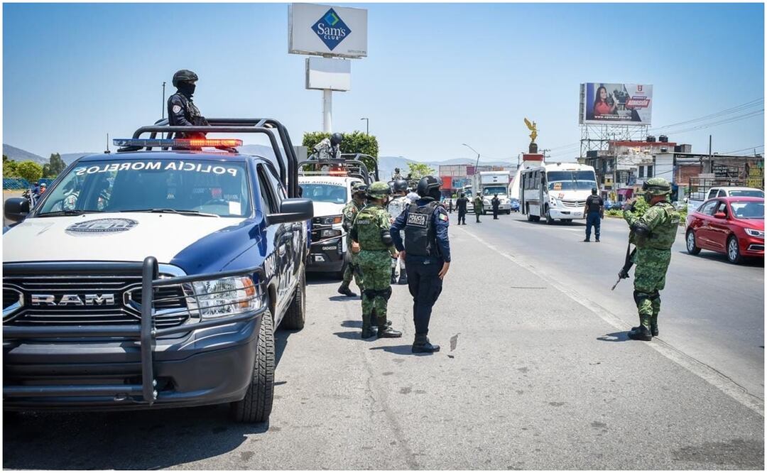 Corporaciones policiales y fuerzas castrenses  brindarán seguridad a partir del 28 de diciembre y hasta el 03 de enero de 2025 para tomas de protestas en Morelos (27/12/2024). Foto: Especial
