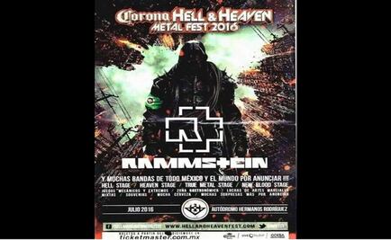 Rammstein se presentará en el Hell and Heaven Fest 2016