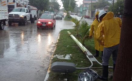 "Earl" deja afectaciones menores en Campeche 