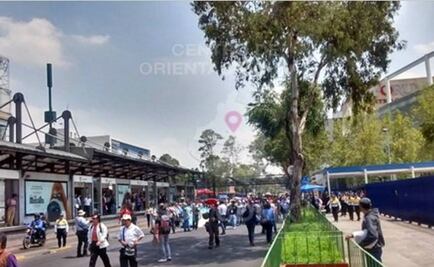 CNTE regresa a Ciudadela tras protesta en Fórum Buenavista