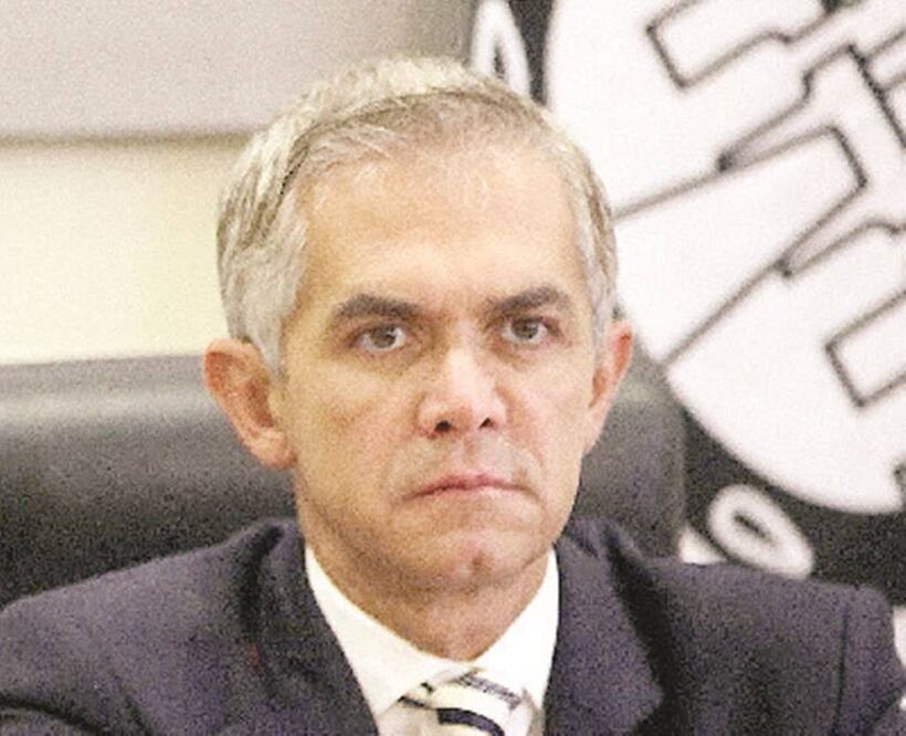 En la foto: Miguel Ángel Mancera, Jefe de Gobierno de la CDMX
