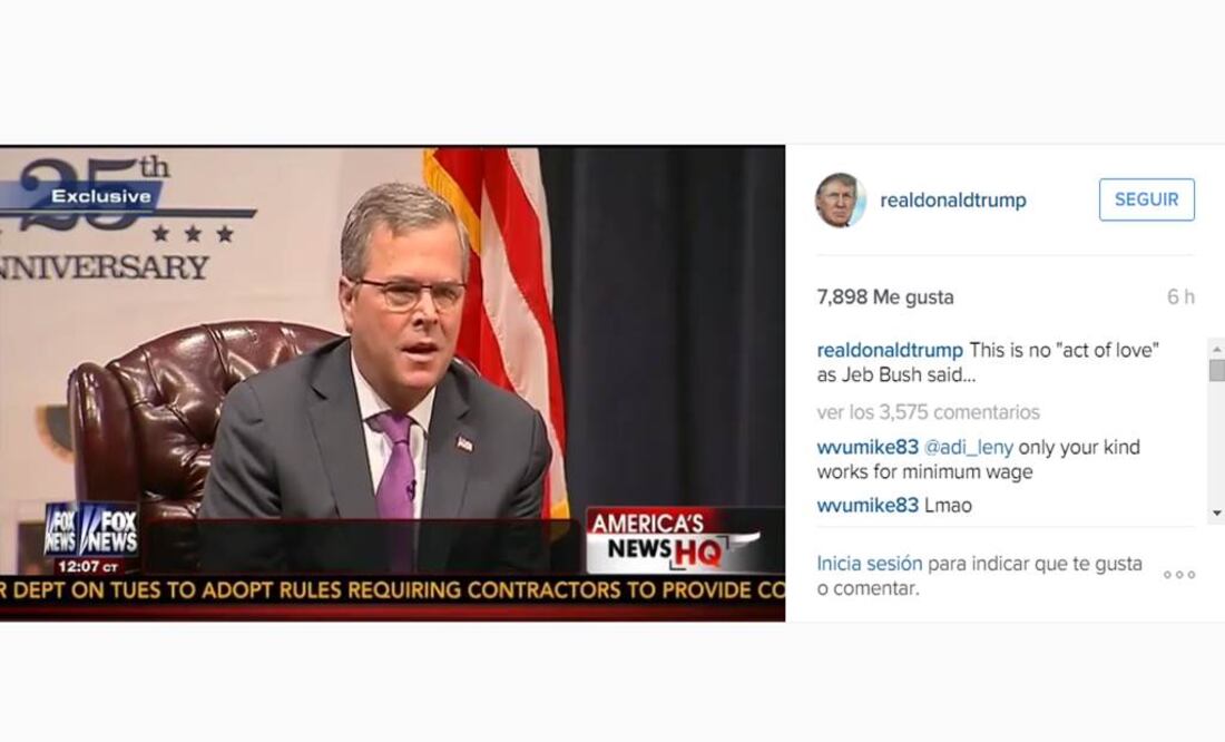 Foto: Instagram realdonaldtrump