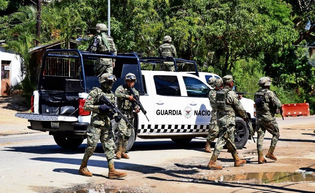 Matan a elementos de la Guardia Nacional en Sinaloa, tras enfrentamiento. Foto: EL UNIVERSAL
