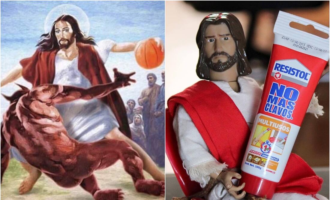 Este Viernes Santo se lleva a cabo la representación de la Pasión de Cristo. Foto: X