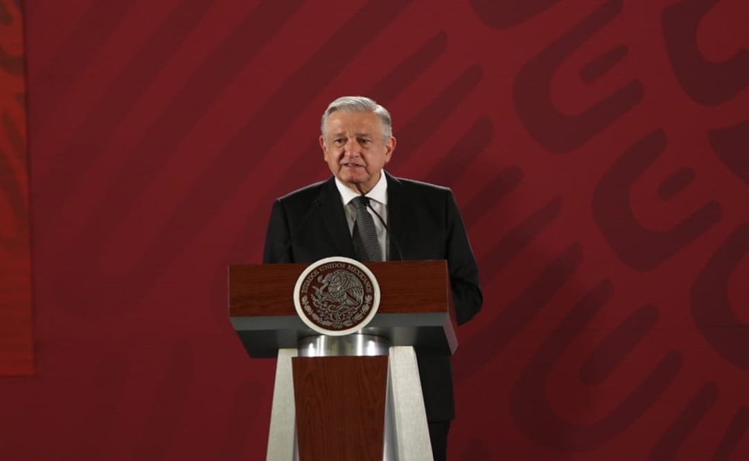 "Quienes no están de acuerdo con eso, que vayan comprendiendo que por nosotros no va a quedar": AMLO. FOTO: CARLOS MEJÍA/EL UNIVERSAL