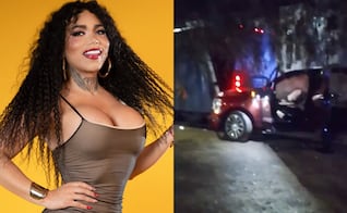 Paolita Suárez sufre fuerte accidente automovilístico en León; esto se sabe sobre el estado de salud de “La Perdida”