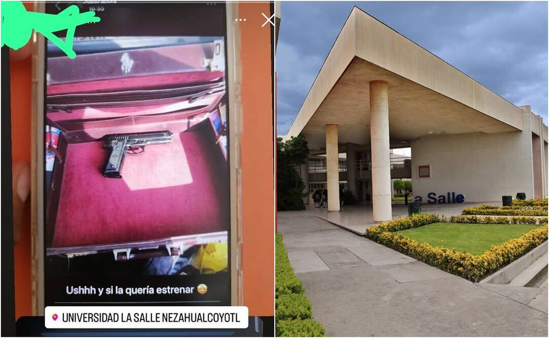 Temen tiroteo en La Salle Neza. Foto: Especial/ La Salle Facebook