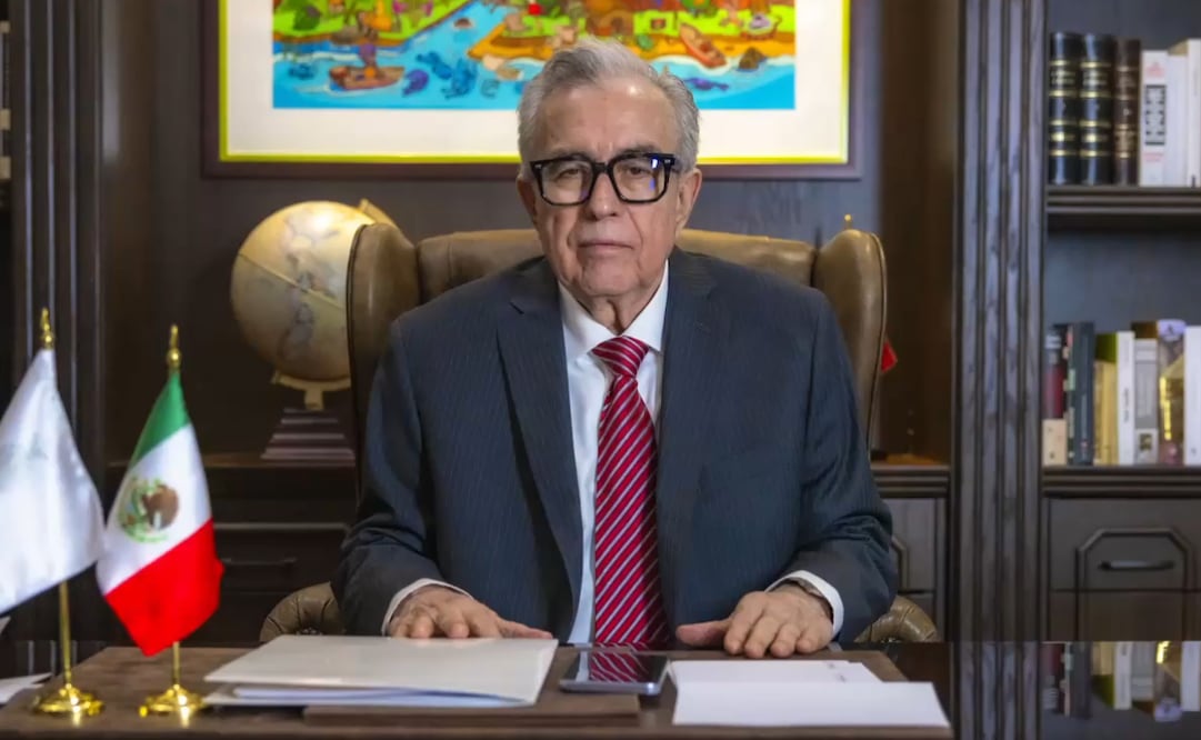 El gobernador con licencia, Rubén Rocha Moya. Foto: Captura de pantalla X @rochamoya_
