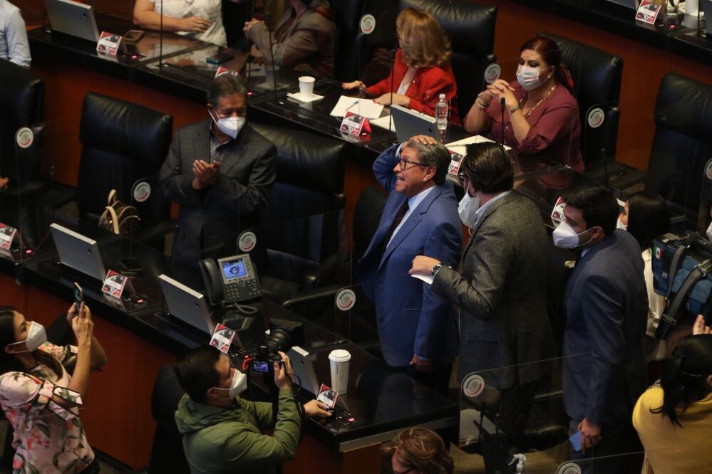 La sesión del Senado transcurrió entre regaños y quejas. Foto: Carlos Mejía/El Universal