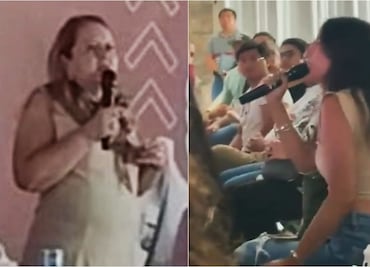 Confrontan a ministra Loretta Ortiz Ahlf en foro de reforma judicial; "sus intereses son hacia Morena, deje de mentir"