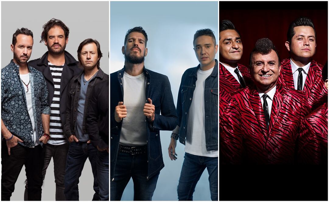 Los Claxons. DLD y Rebel Cats. Fotos: Cortesía