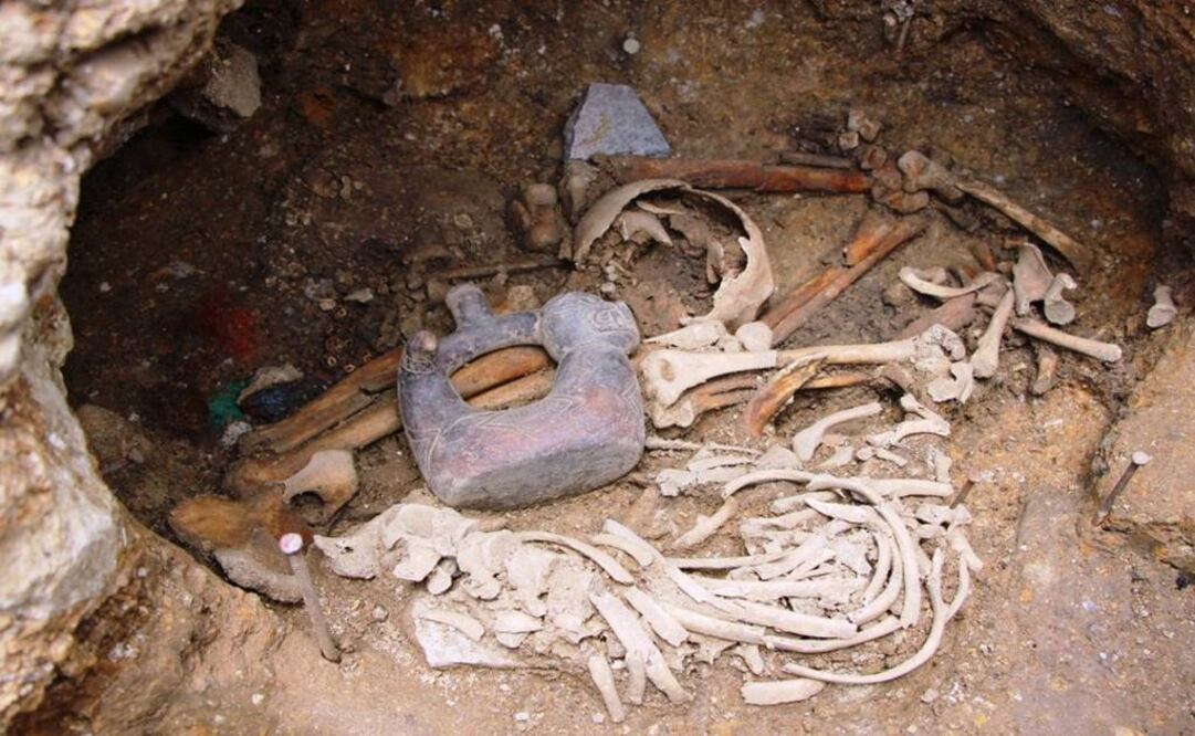 El hallazgo se realizó en la provincia de Chota, perteneciente a la región de Cajamarca, y fue denominado por sus descubridores como la "tumba de los sacerdotes serpiente-jaguar". FOTO: Wilfredo Sandoval/El Comercio de Perú/GDA.