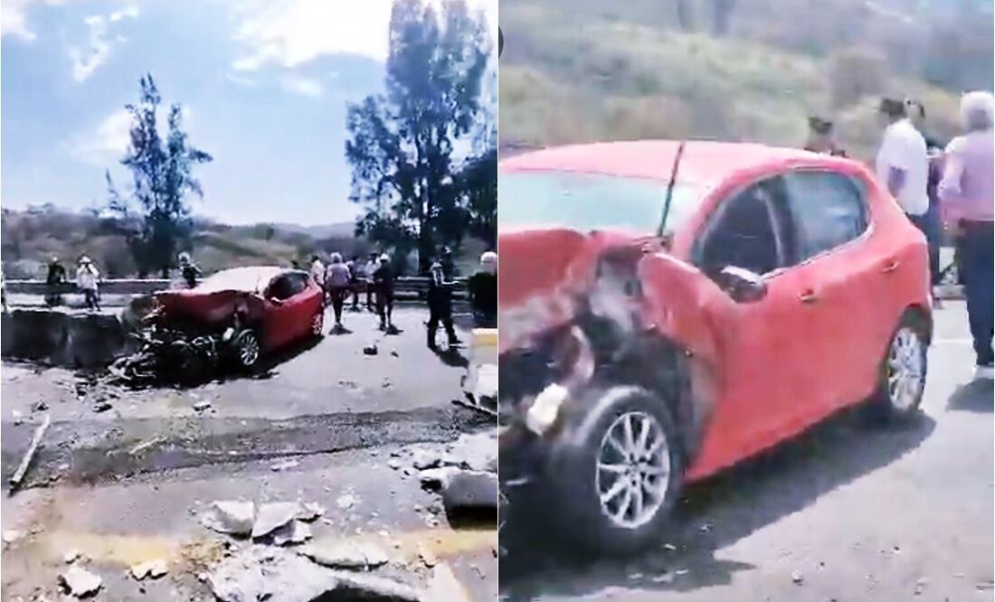 Choque en autopista Chamapa-Lechería genera caos vial. Foto: Especial