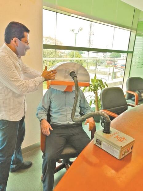 Minicápsula apoya a pacientes Covid