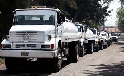 Gobierno de CDMX despliega pipas por corte en suministro de agua