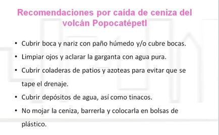 Entérate. ¿Qué hacer ante caída de ceniza?