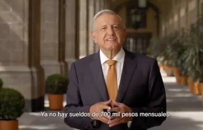 Dan a conocer spots del Primer Informe de Gobierno de AMLO